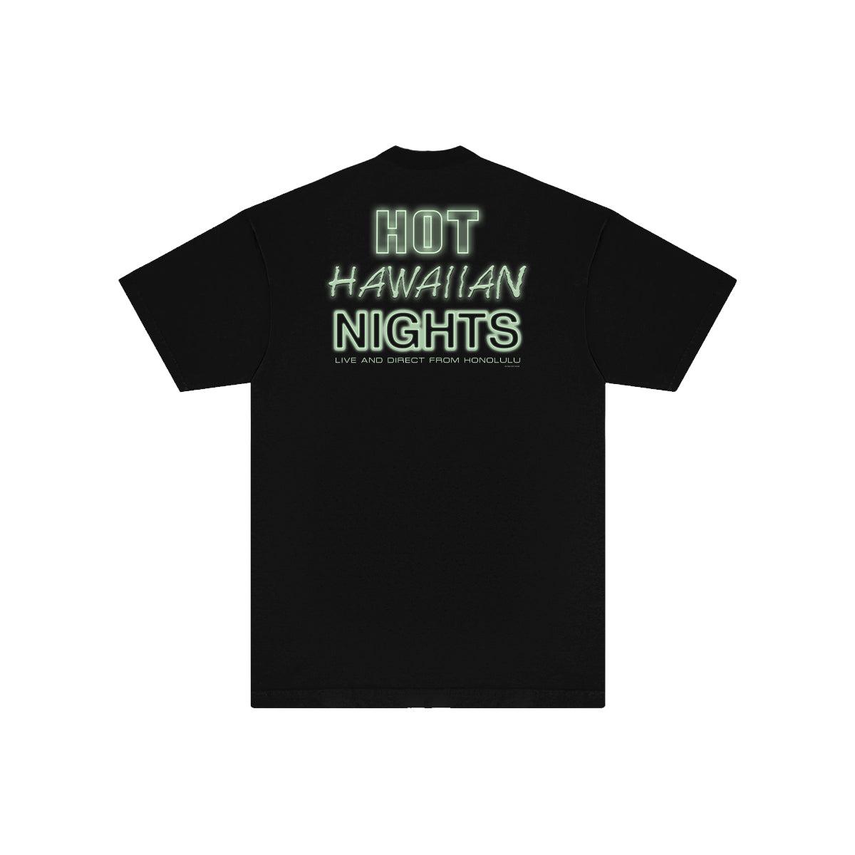 Hot Hawaiian Nights T-shirt (Neon / Black)