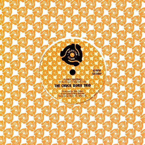 The Chuck Boris Trio - Funky Nassau / Shaft [Orangle vinyl, 7"]