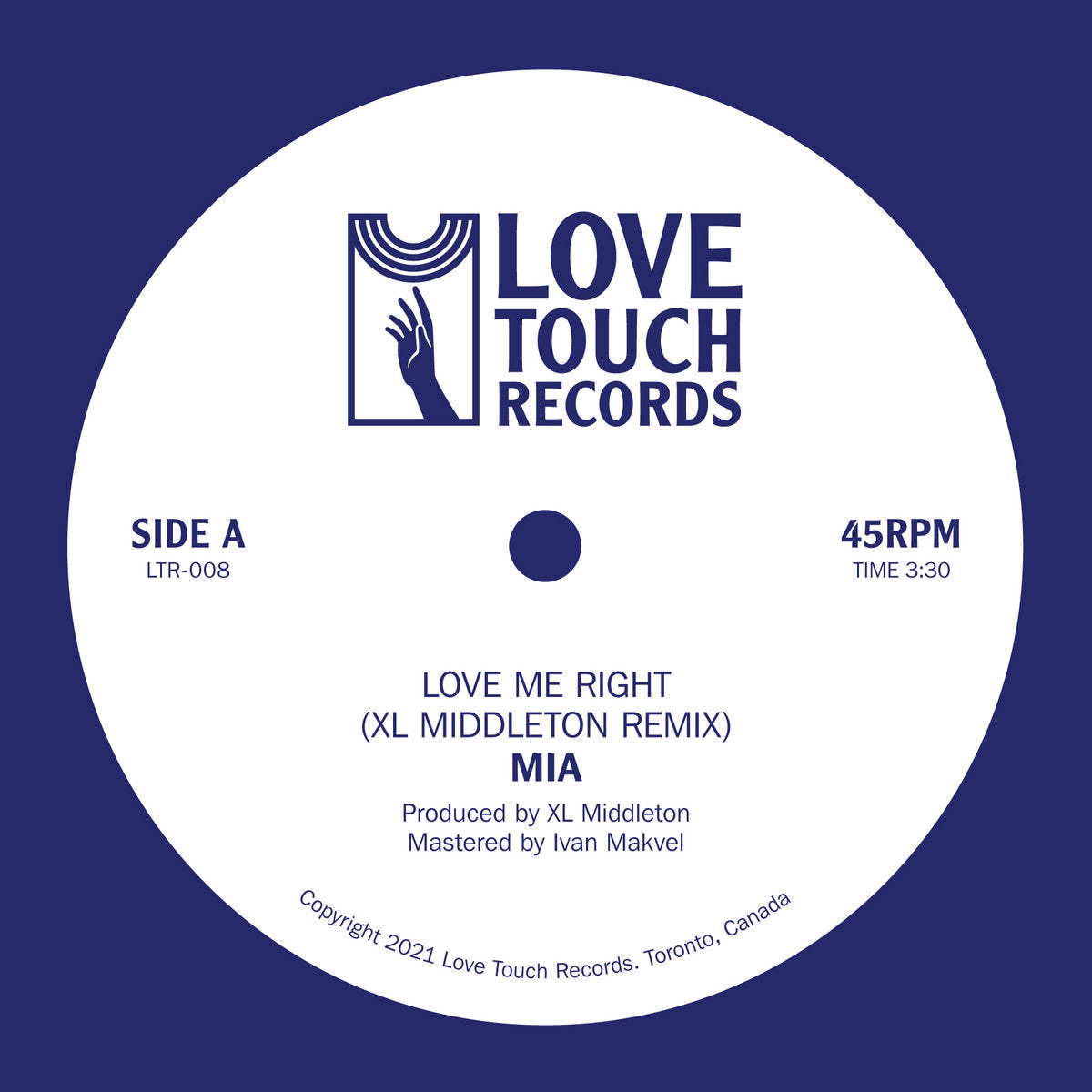 Mia - Love Me Right (XL Middleton Remix) [7"]