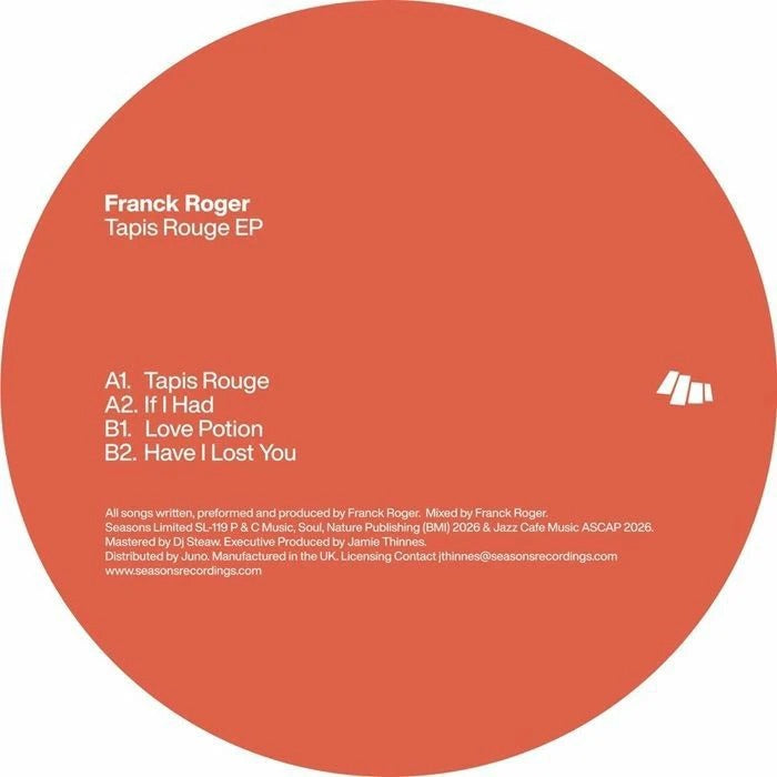 Franck Roger - Tapis Rouge Ep [12"]