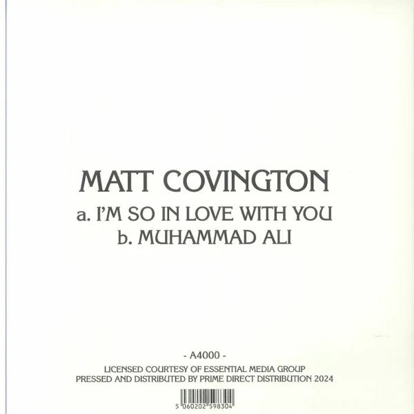 Matt Covington - I'm So In Love With You / Muhammad Ali [7"]