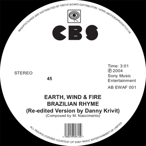 EWF - Brazilian Rhyme (Danny Krivit) [12"]