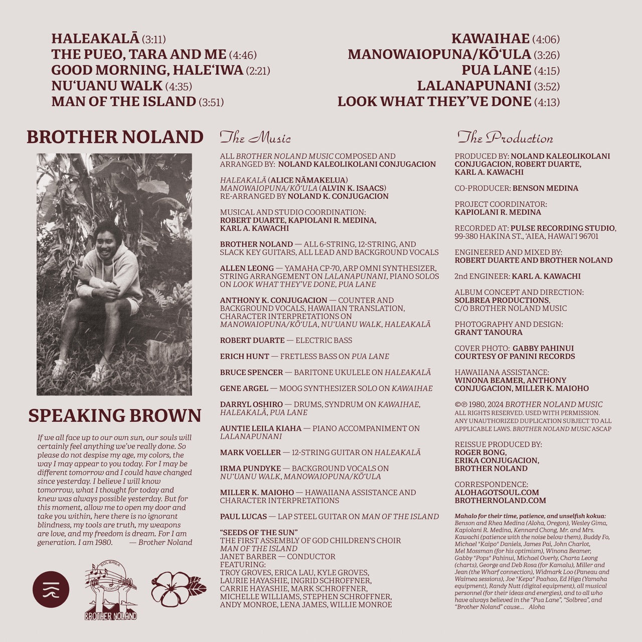 Brother Noland - Speaking Brown (AGS-082)