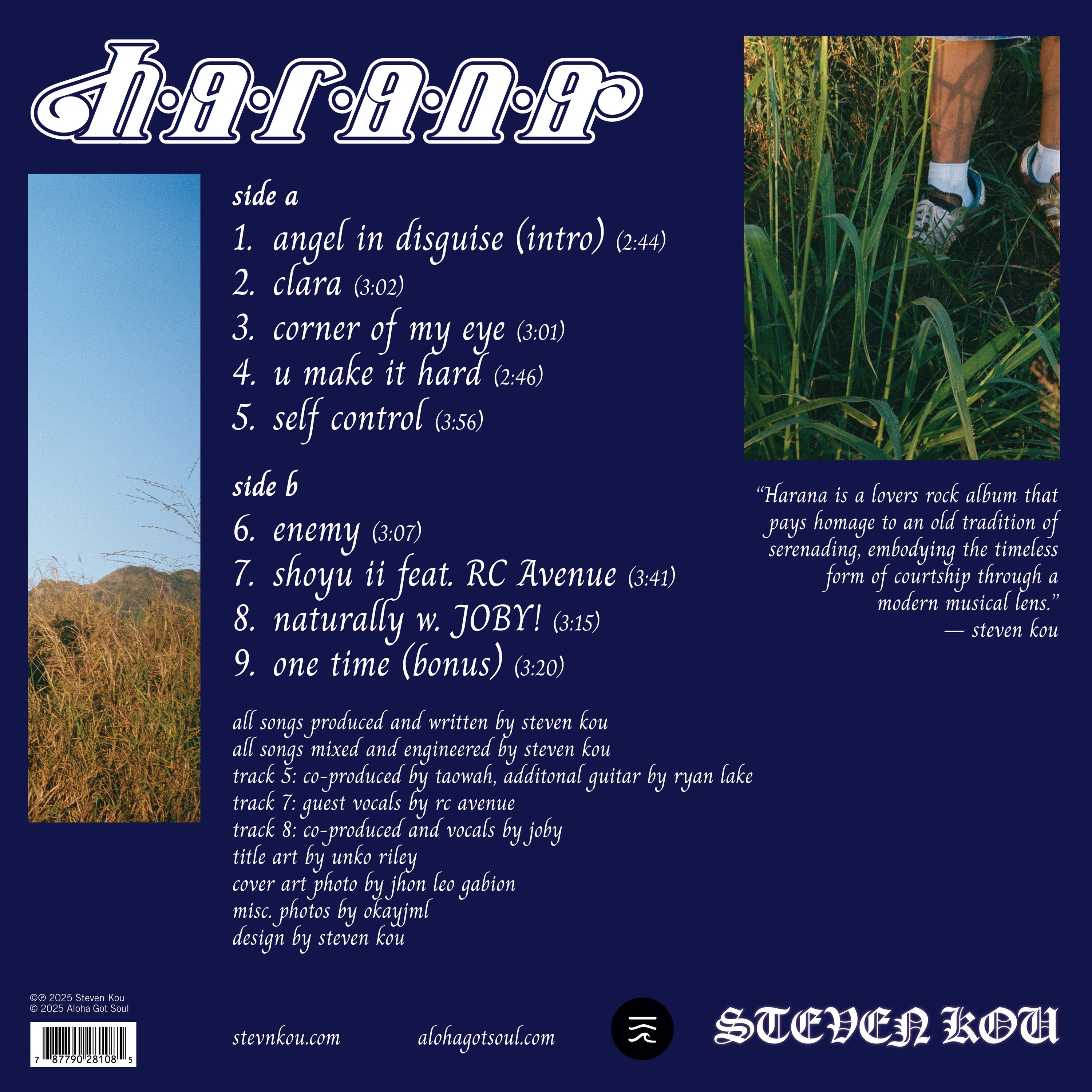 Steven Kou - Harana (AGS-094)