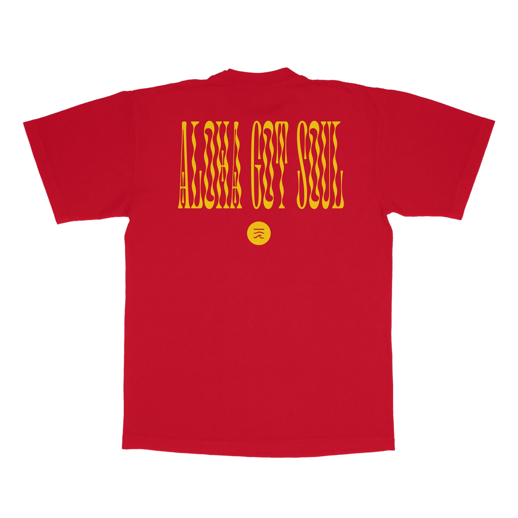 From These Shores T-shirt (Dark Red / Yellow)