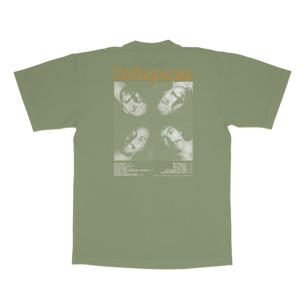 Kalapana Album Cover T-Shirt (Matcha)