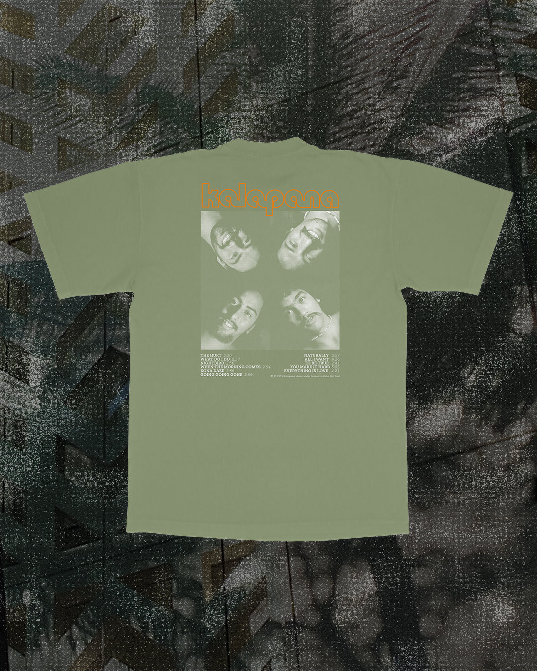 Kalapana Album Cover T-Shirt (Matcha)
