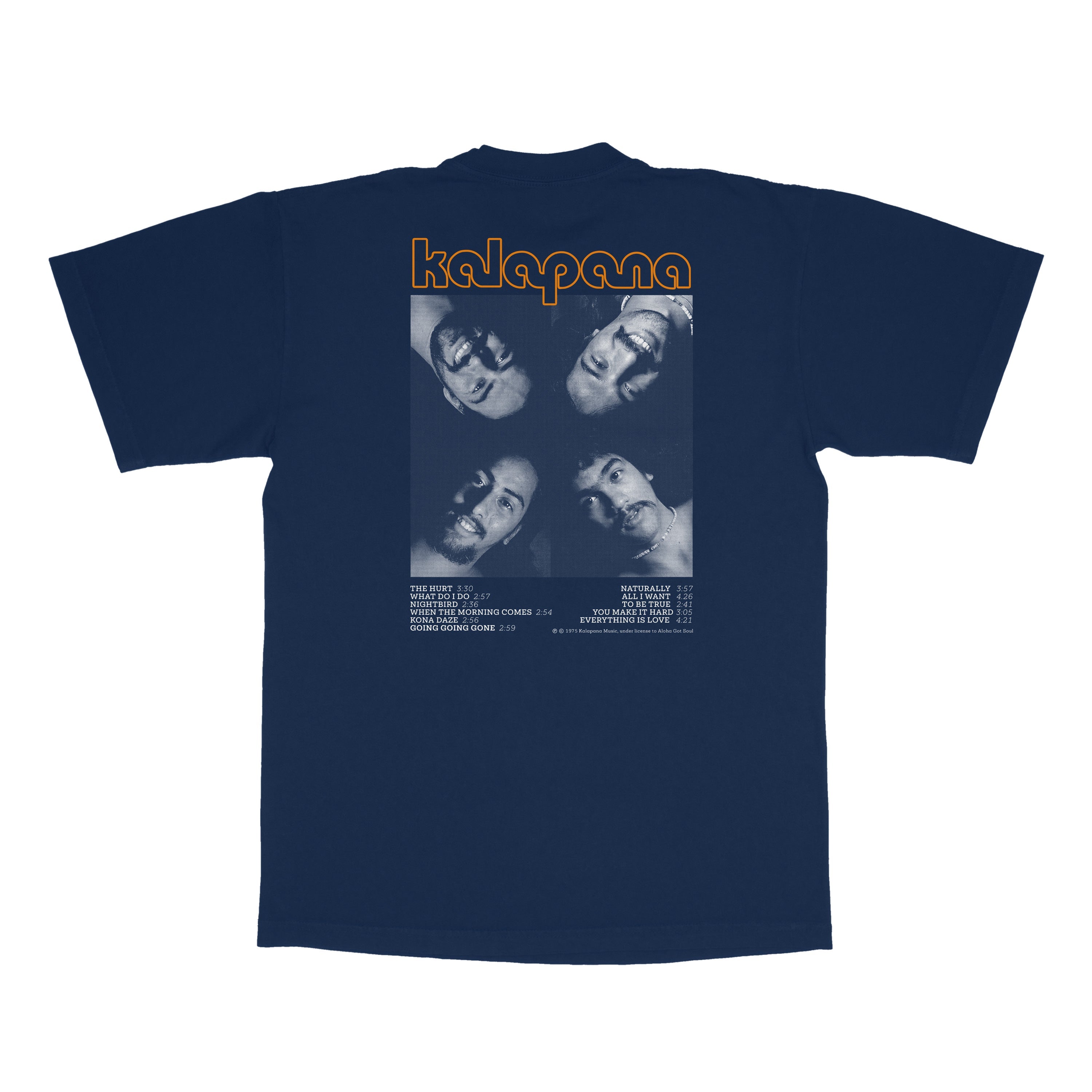 NAVY Kalapana Album Cover T-Shirt (Navy Blue)