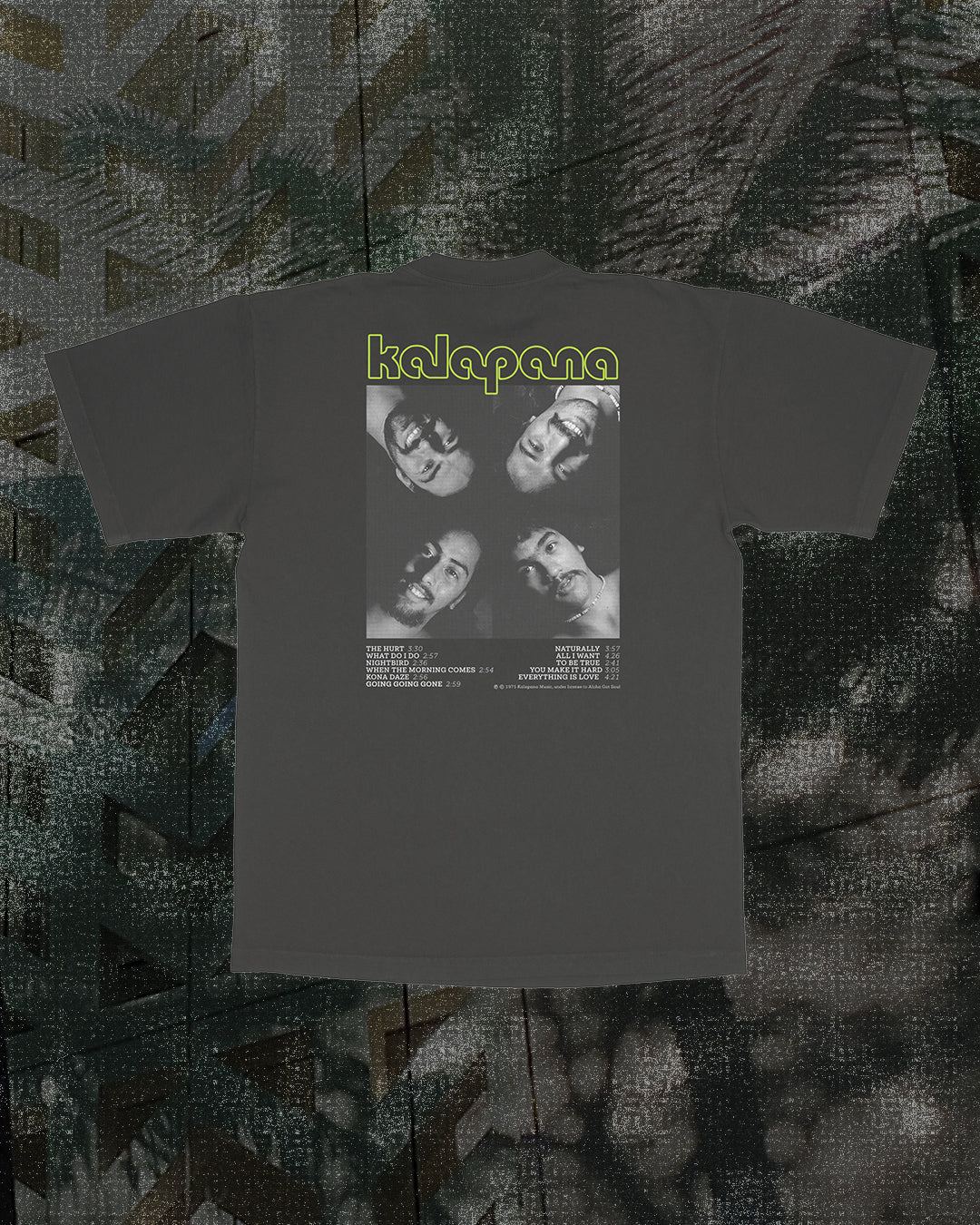 Kalapana Album Cover T-Shirt (Vintage Black)