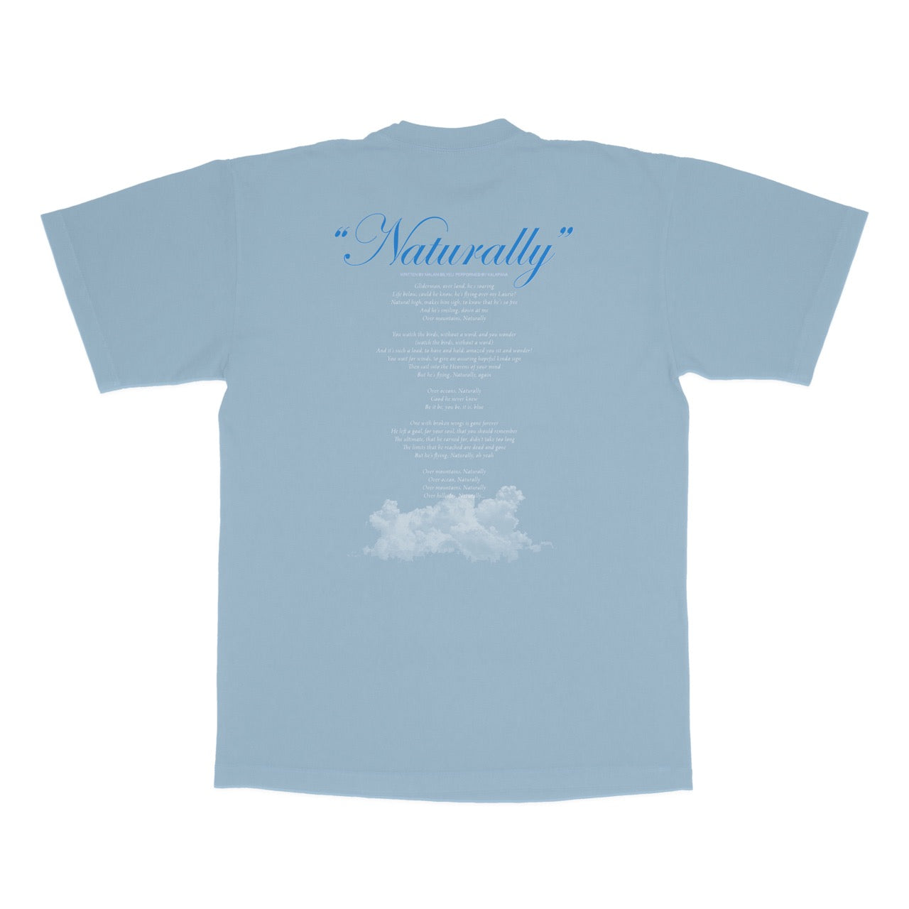 Kalapana Naturally T-shirt (Clear Blue Sky)