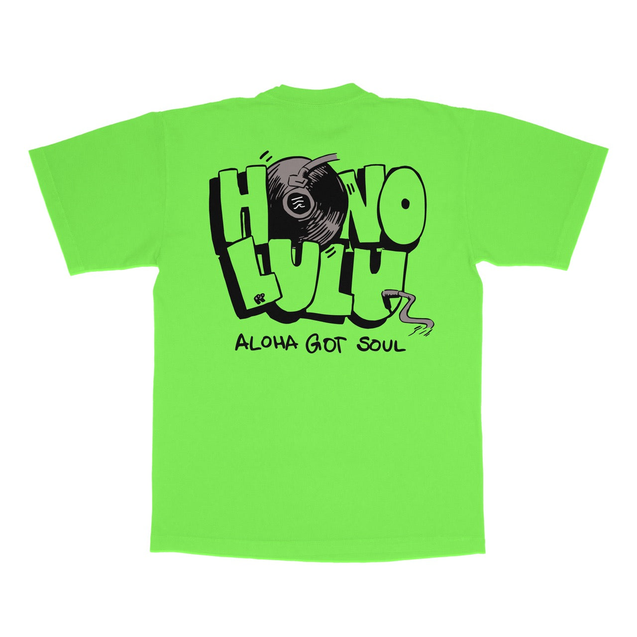 HONOLULU T-shirt (Neon Green)
