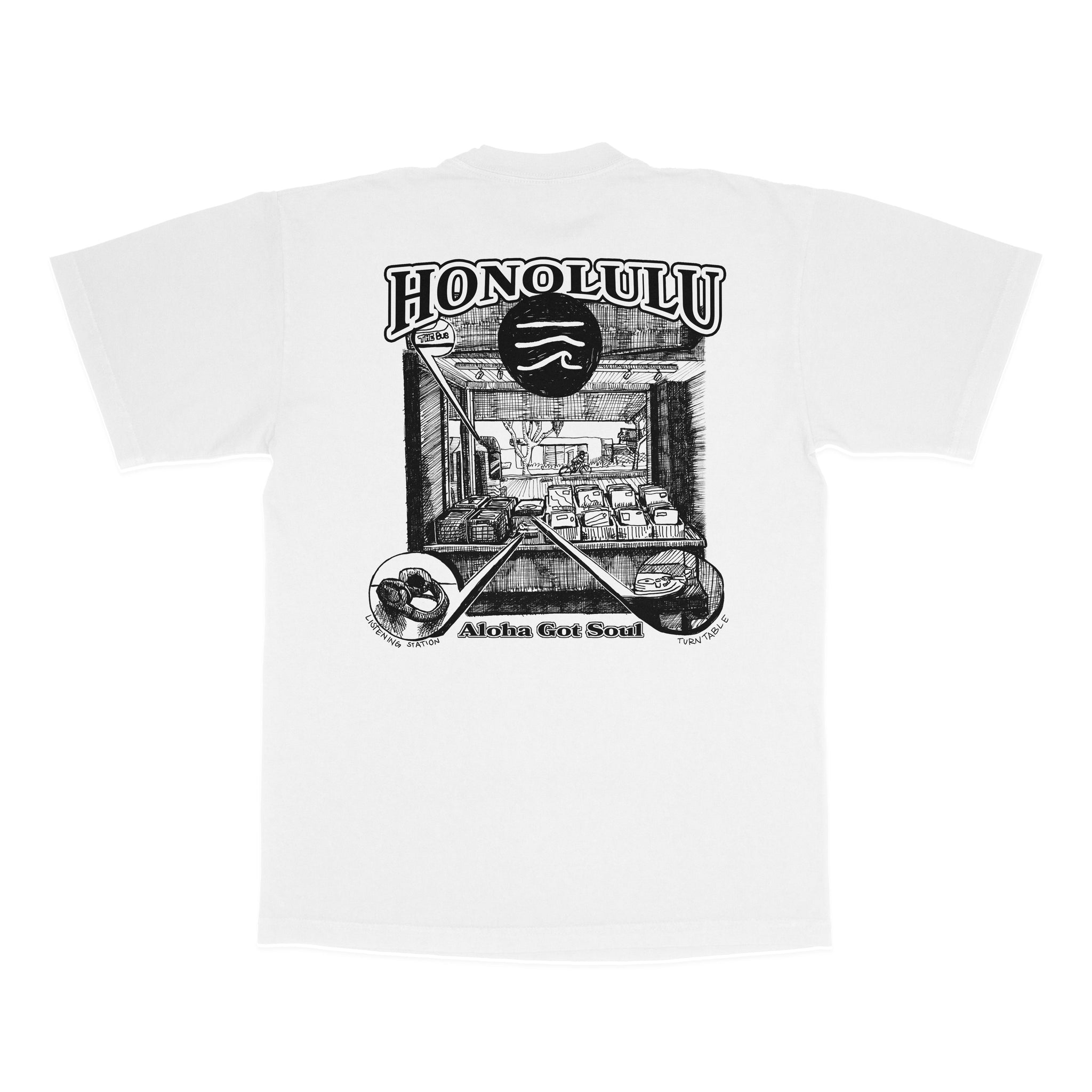 WINDOW T-shirt (White / Black)