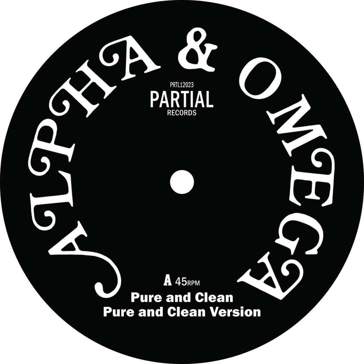 Alpha and Omega - Pure and Clean - Dubplate