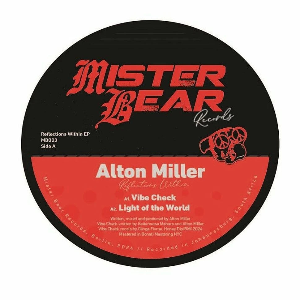 Alton Miller - Reflections Within [12"]