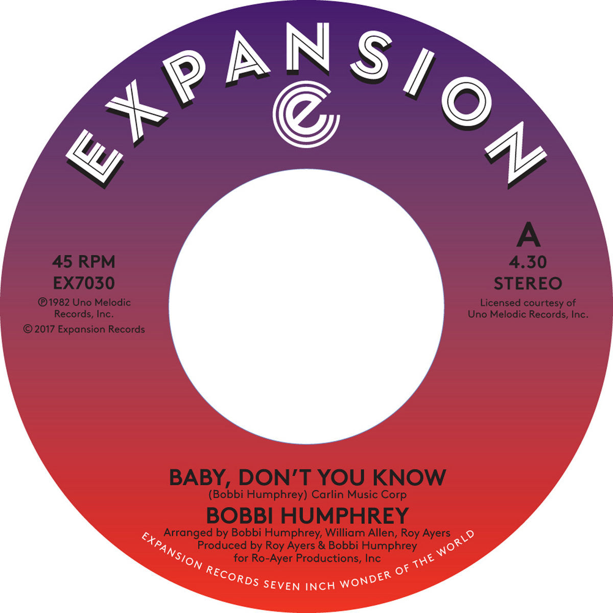 Bobbi Humphrey - Baby Don't You Know [7"]