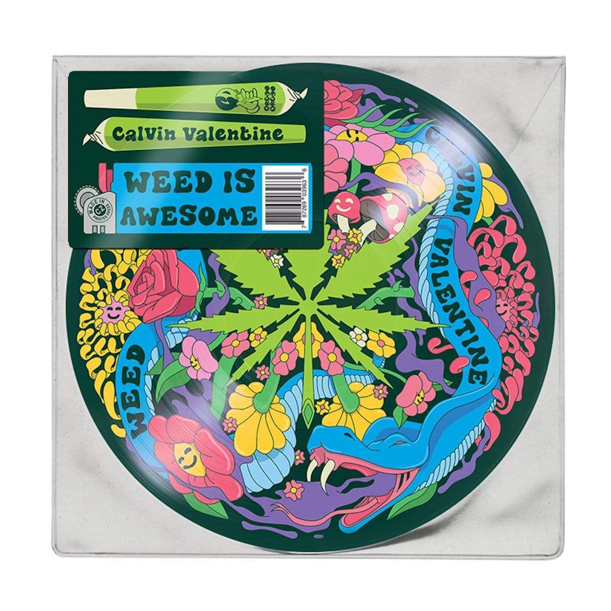 Calvin Valentine - Weed Is Awesome [Picture Disc Vinyl]
