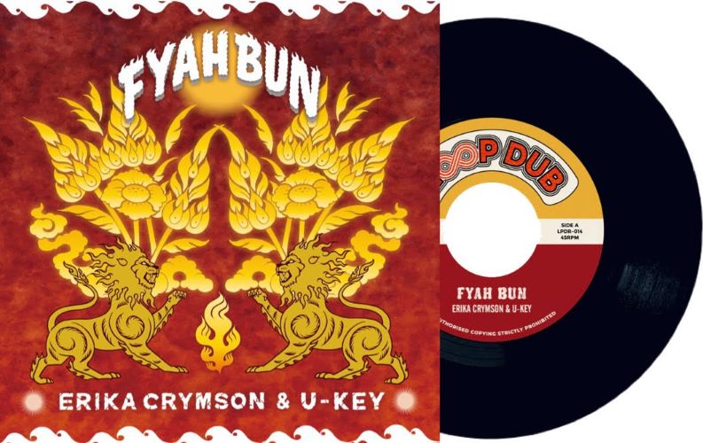 Erika Crymson & U-Key - Fyah Bun [Japan Press]