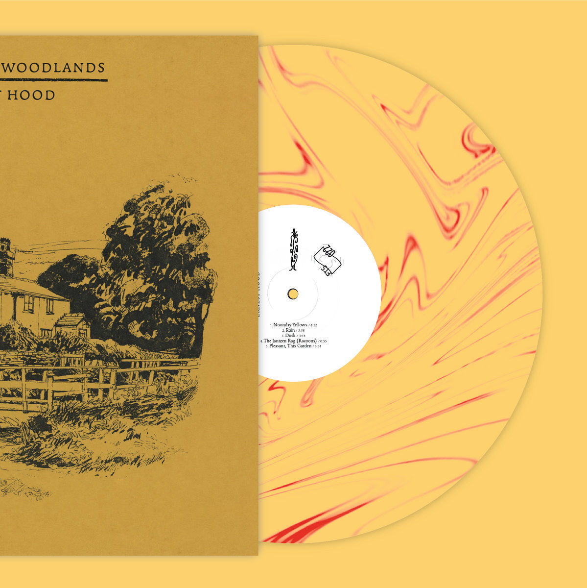 Ernest Hood - Back To The Woodlands [Yellow Splatter Vinyl LP]
