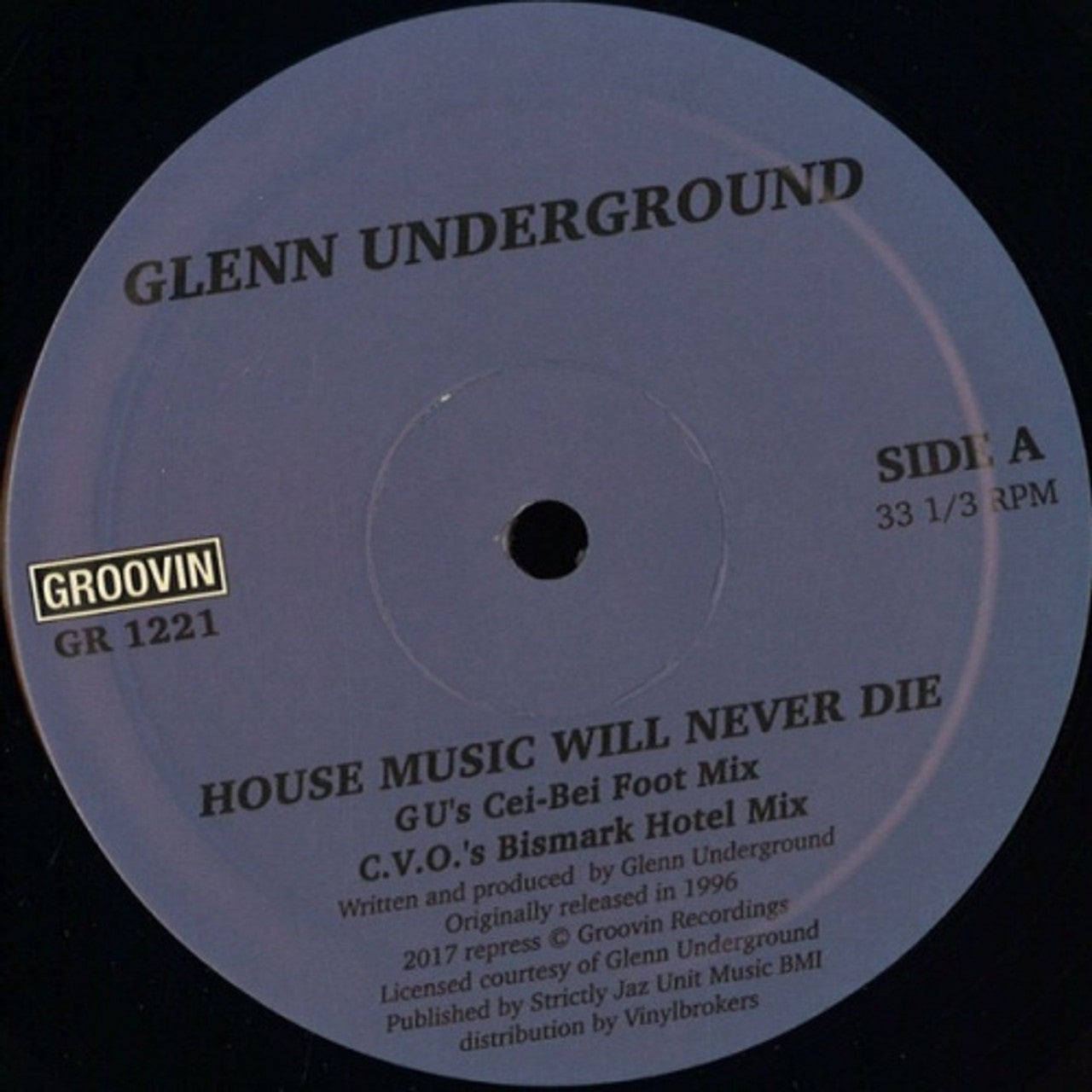 Glenn Underground - House Music Will Never Die