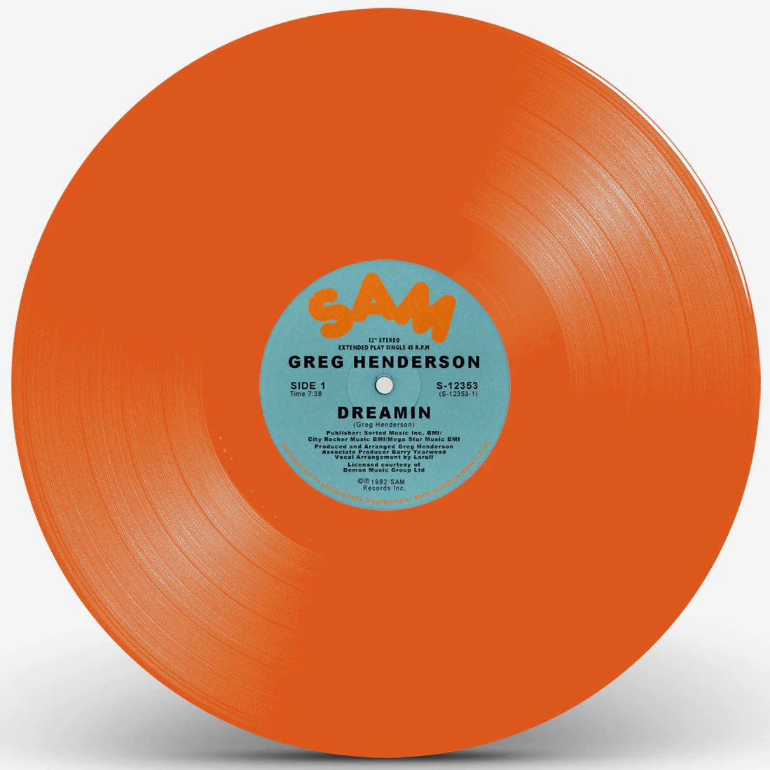Greg Henderson - Dreamin [Orange Vinyl]