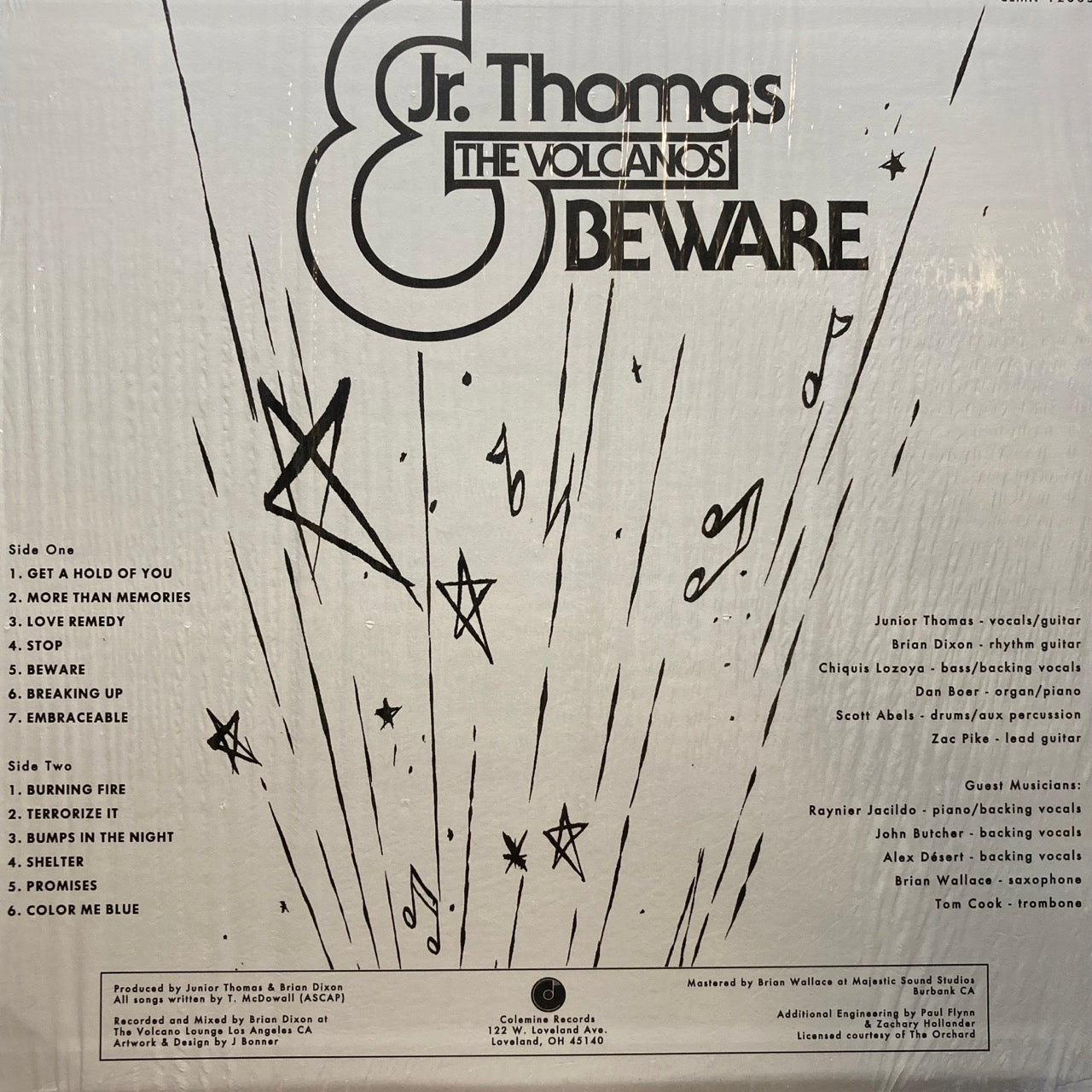Jr. Thomas & The Volcanos – Beware [Orange Vinyl]