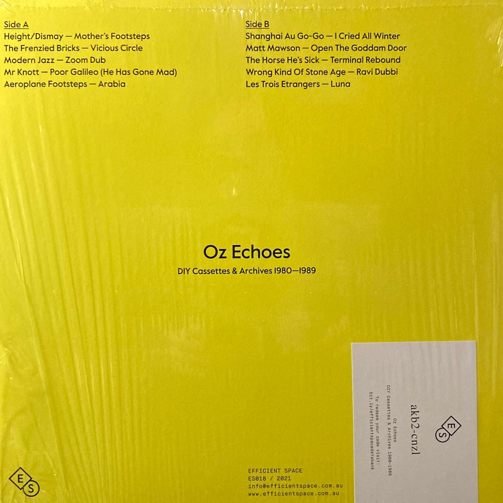 V/A - Oz Echoes - DIY Cassettes & Archives 1980-89