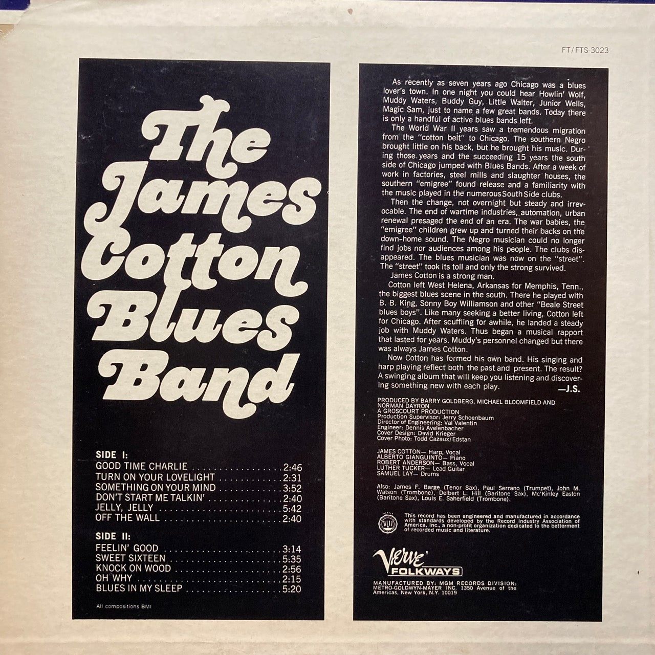 The James Cotton Blues Band - The James Cotton Blues Band