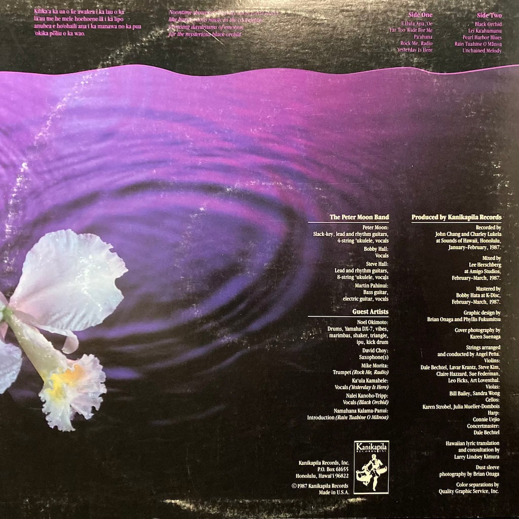 The Peter Moon Band - Black Orchid