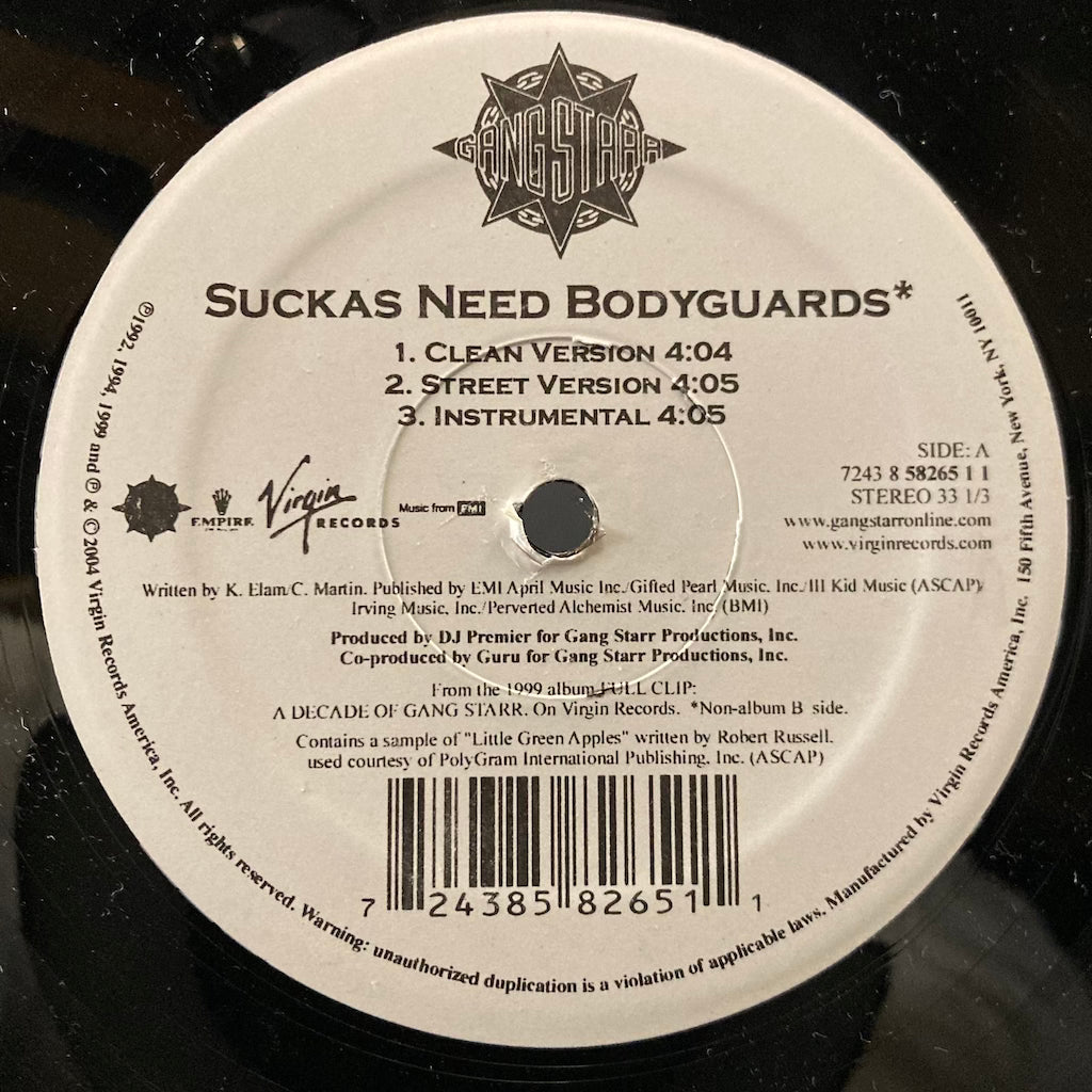 DJ Premier and Gang Starr - Suckas Need Bodyguards / The ? Remains