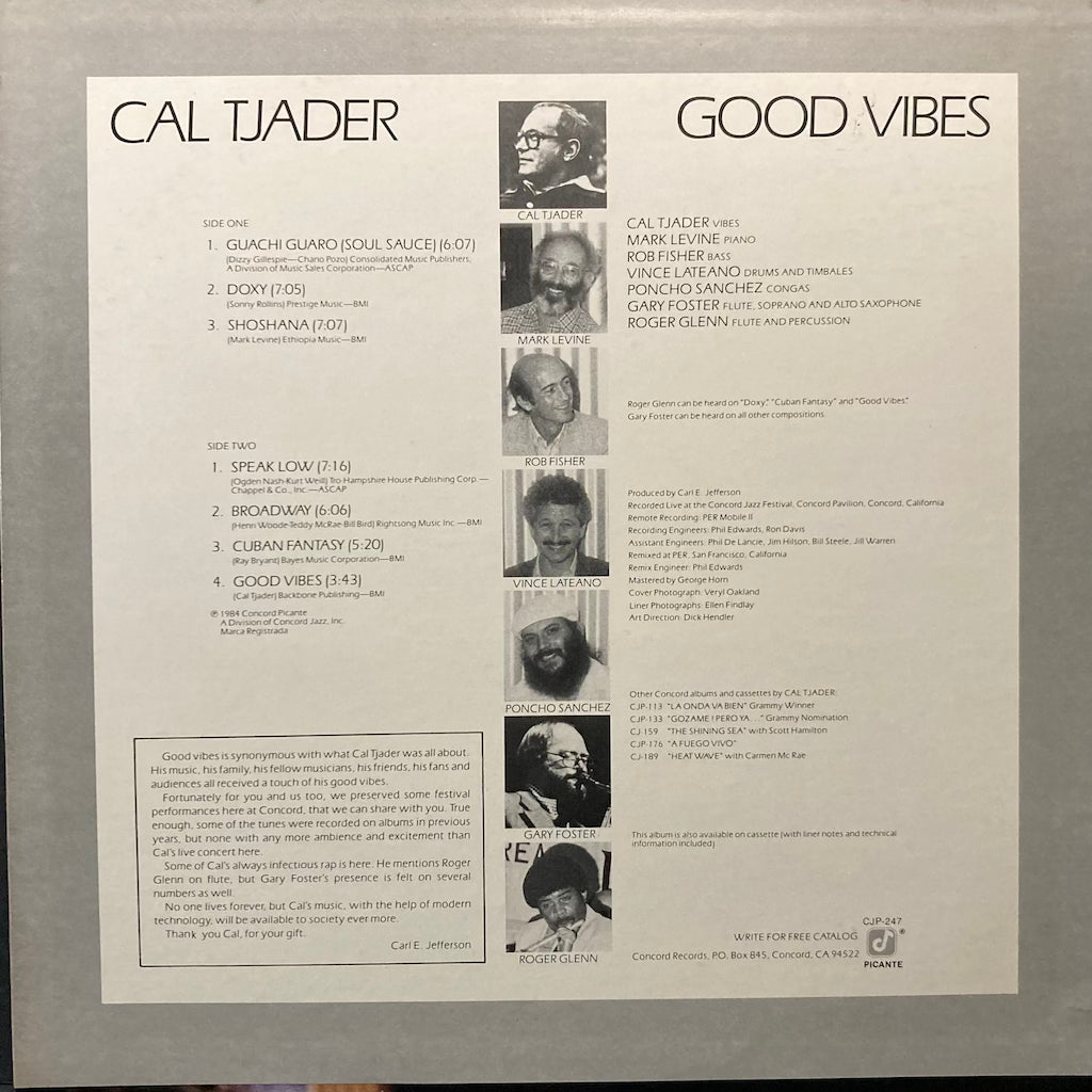 Cal Tjader - Good Vibes