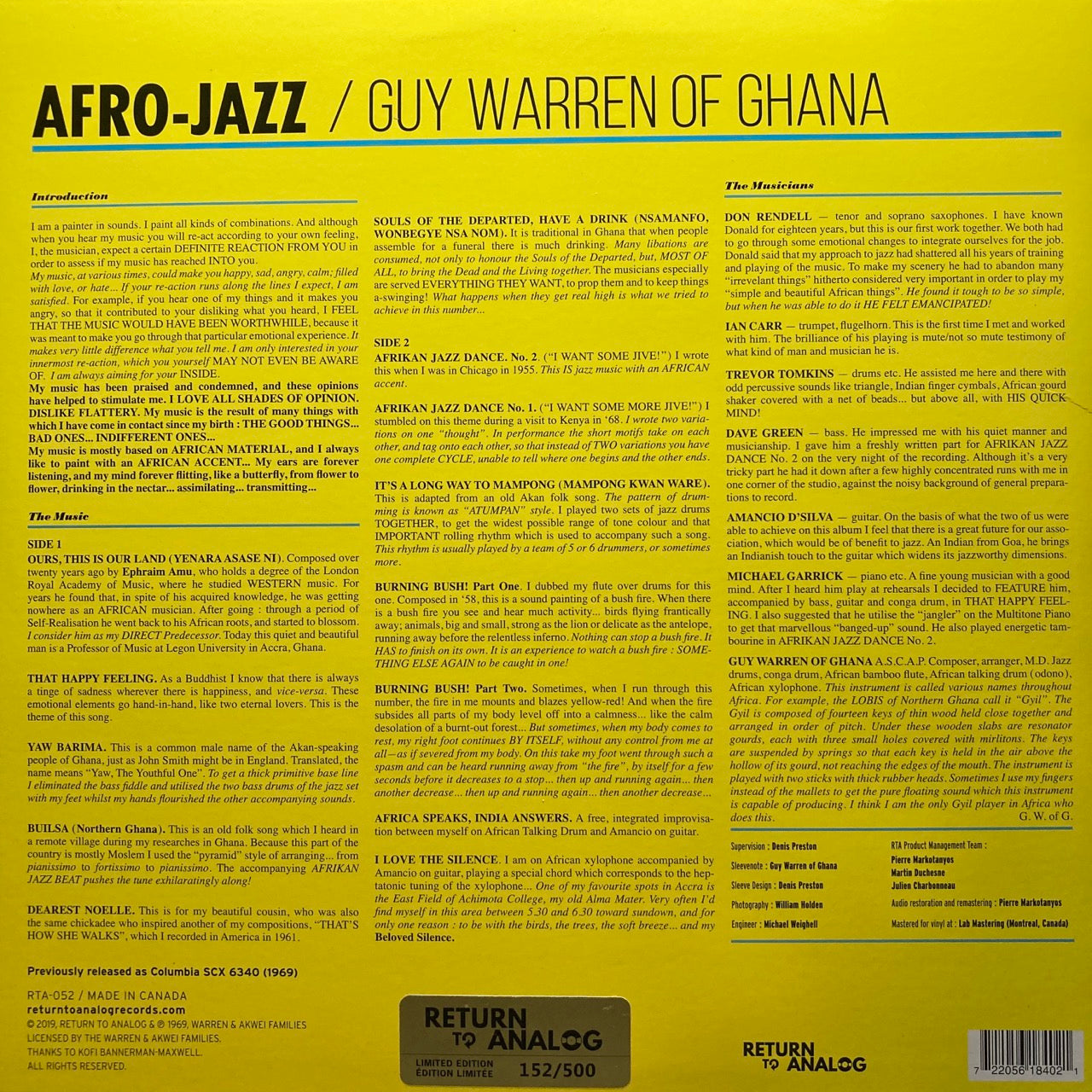 Guy Warren of Ghana - Afro-Jazz