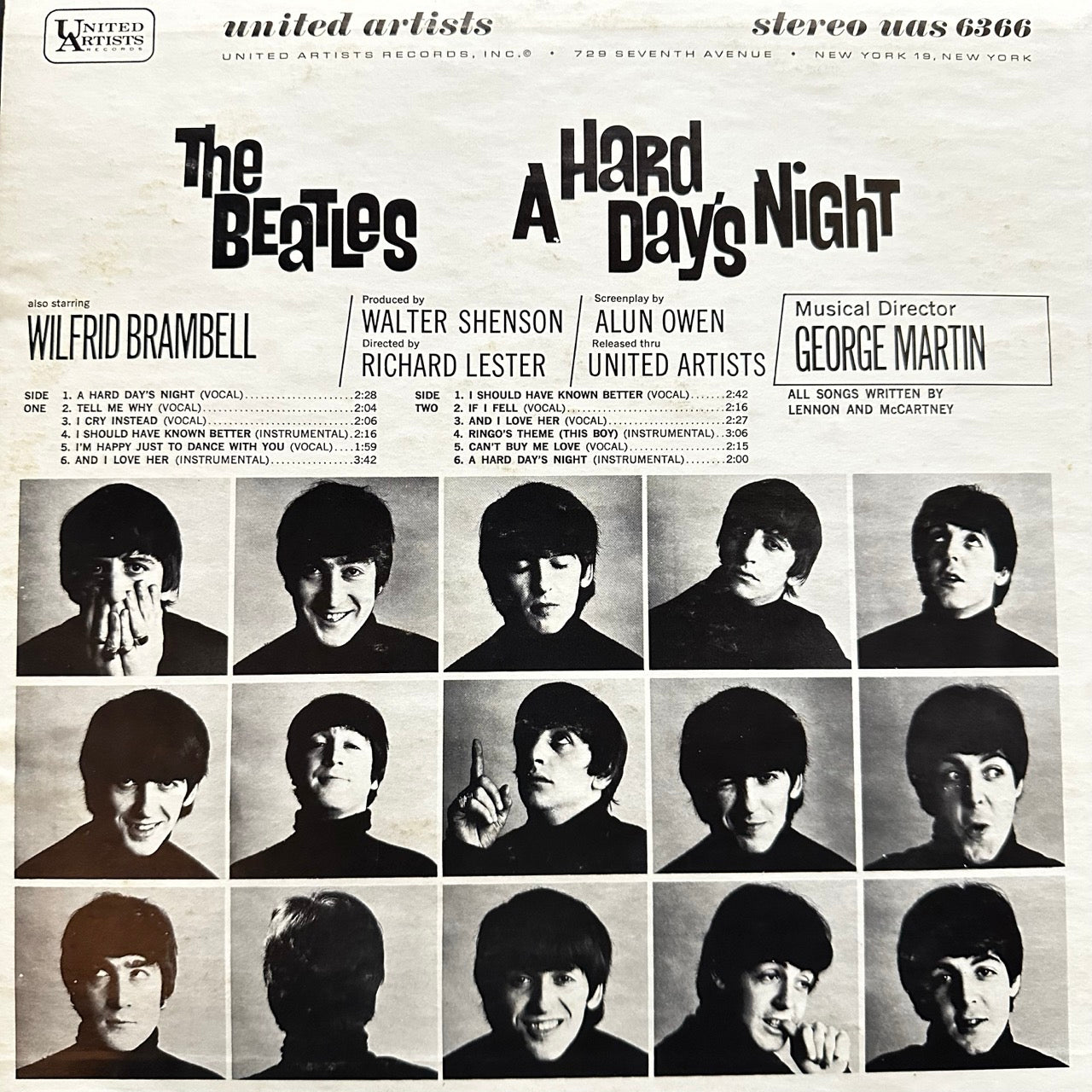 The Beatles – A Hard Day's Night (Original Motion Picture Sound Track)