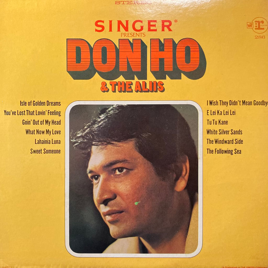 Don Ho & The Aliis - Singer presents Don Ho & The Aliis