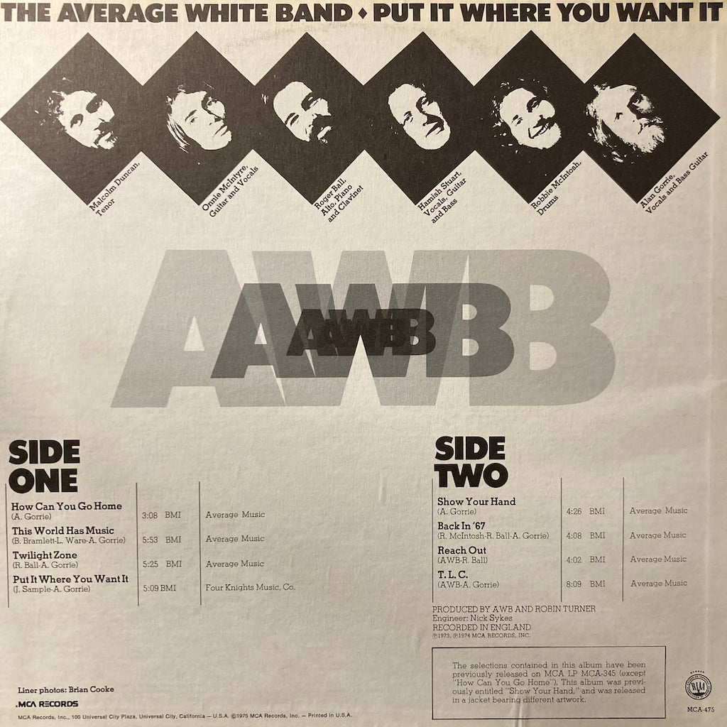 AWB - Put It here You Want It