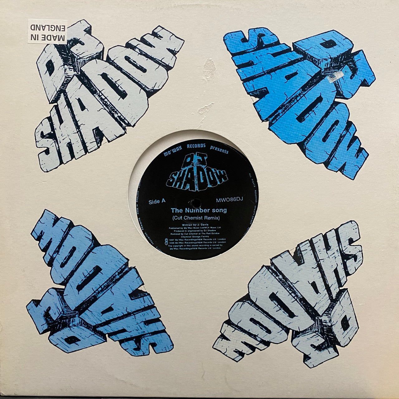 DJ Shadow / DJ Shadow vs. Depeche Mode – Number Song / Painkiller [12"]