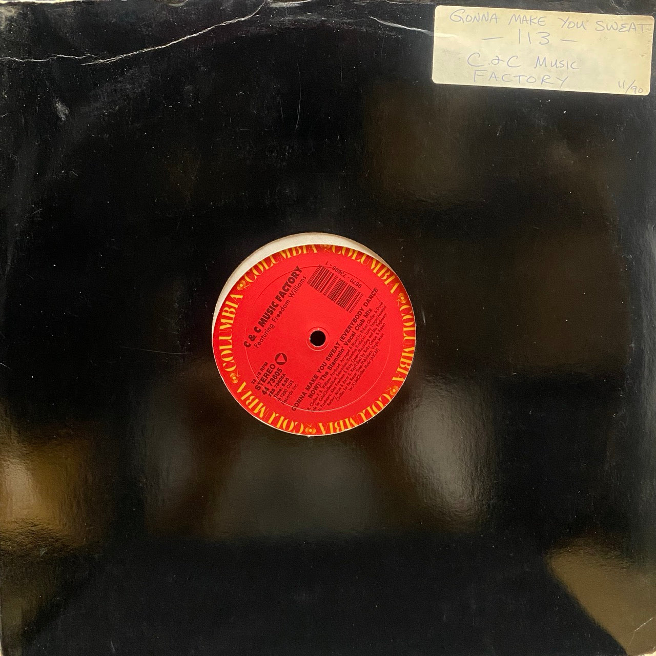 C & C Music Factory Featuring Freedom Williams – Gonna Make You Sweat (Everybody Dance Now) [12"]