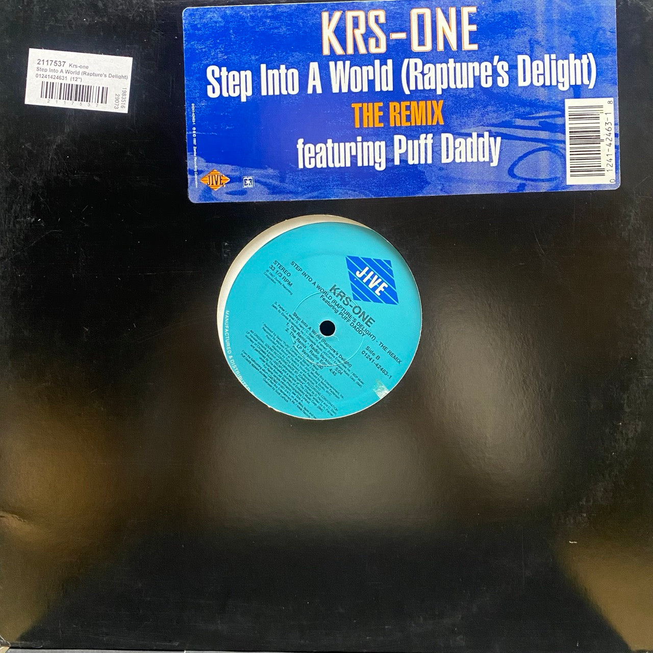 KRS-One – Step Into A World (Rapture's Delight) (The Remix) [12"]