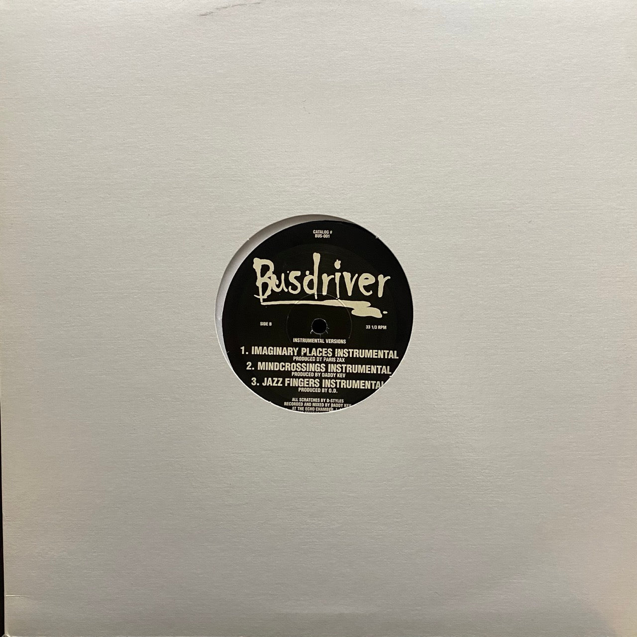 Busdriver – Imaginary Places [12"]