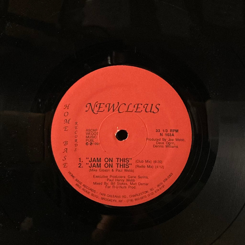 Newcleus - Jam On This 12"