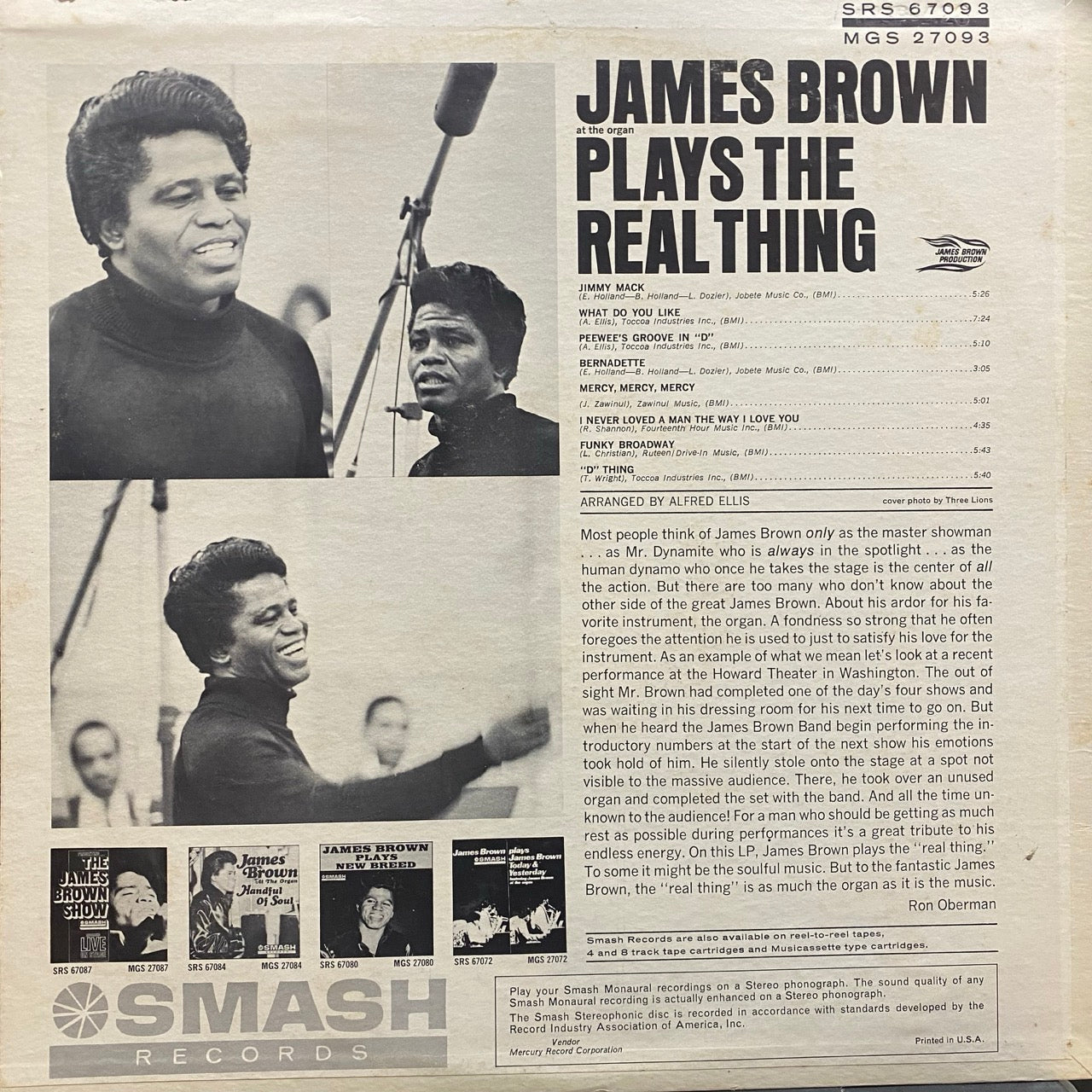 James Brown – James Brown Plays The Real Thing