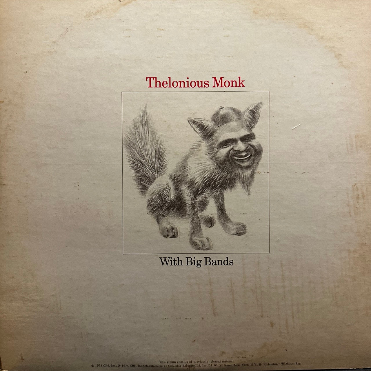 Thelonious Monk – Who's Afraid Of The Big Band Monk? [2LP]