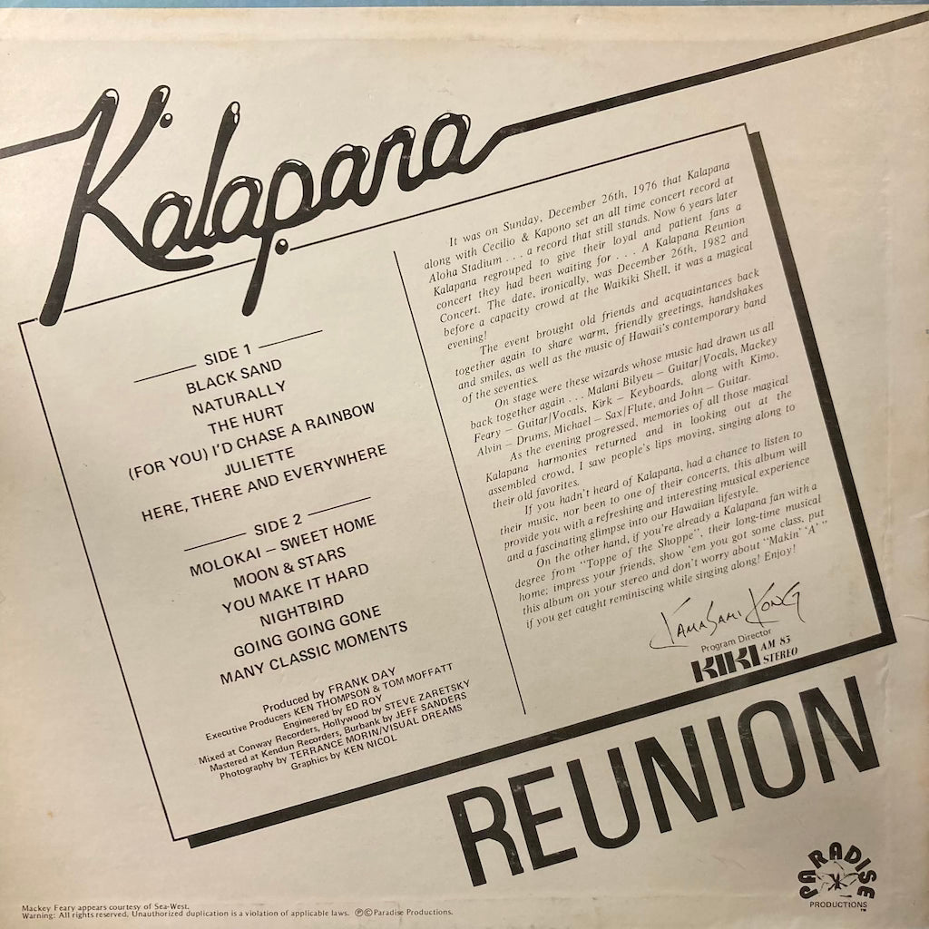 Kalapana - ...Reunion