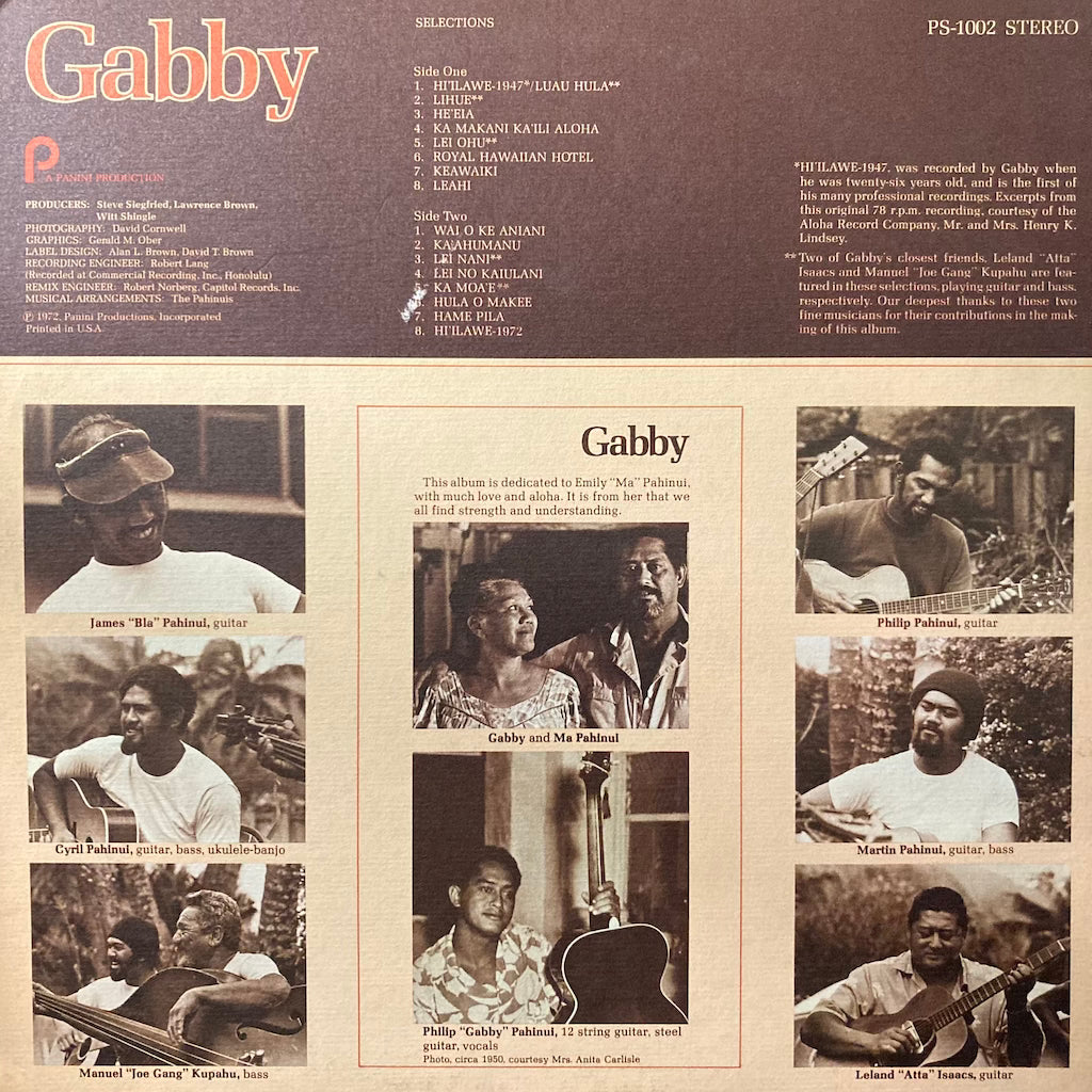 Gabby Pahinui - Gabby