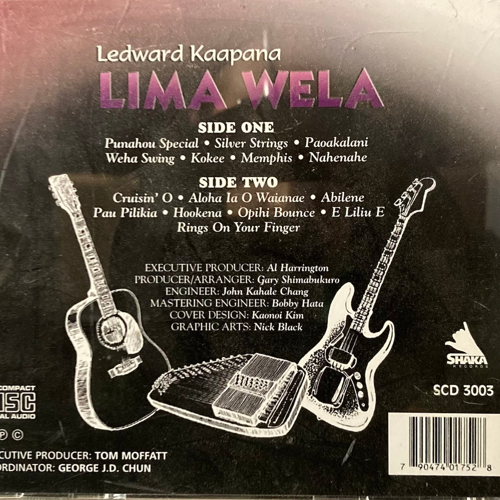 Ledward Kaapana - Lima Wela CD