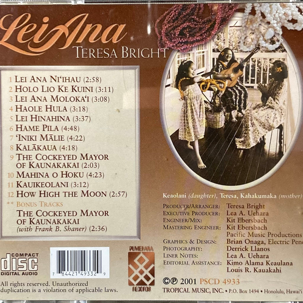 Teresa Bright - Lei Ana CD