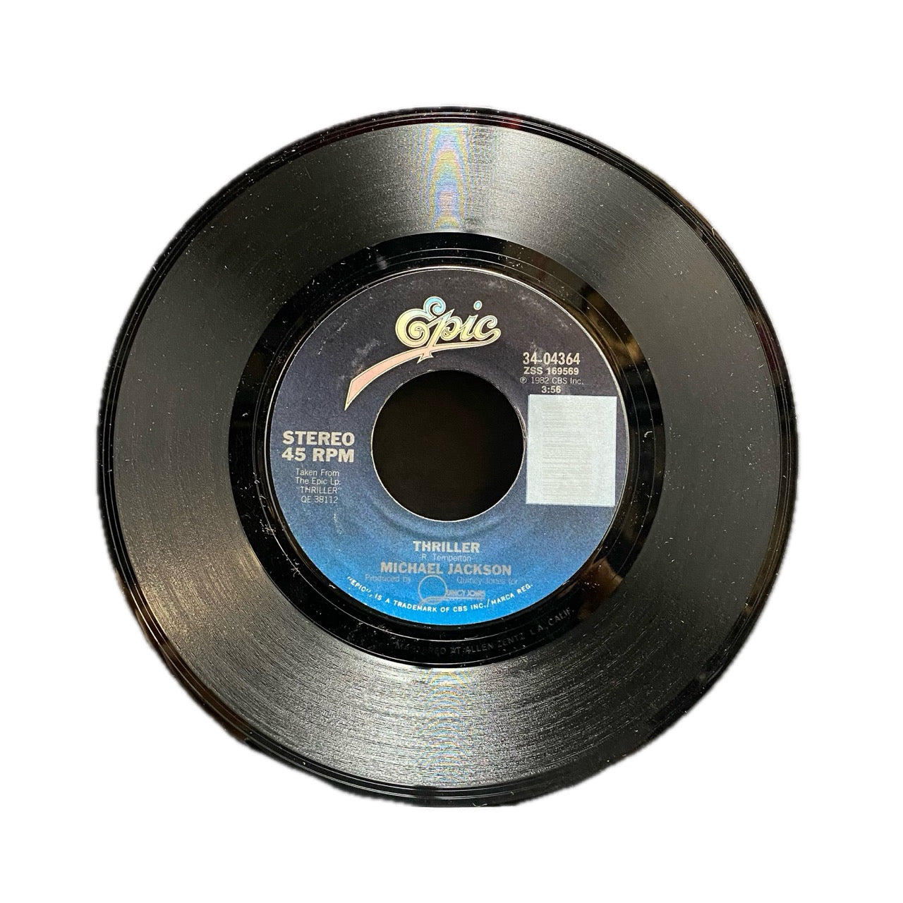 Michael Jackson – Thriller / Can't Get Outta The Rain [7"]