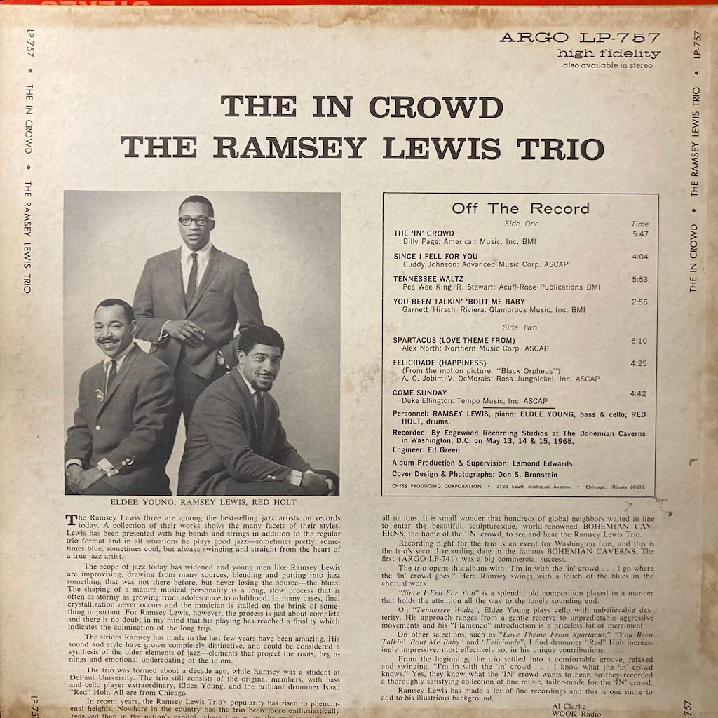 The Ramsey Lewis Trio - The In Crowd