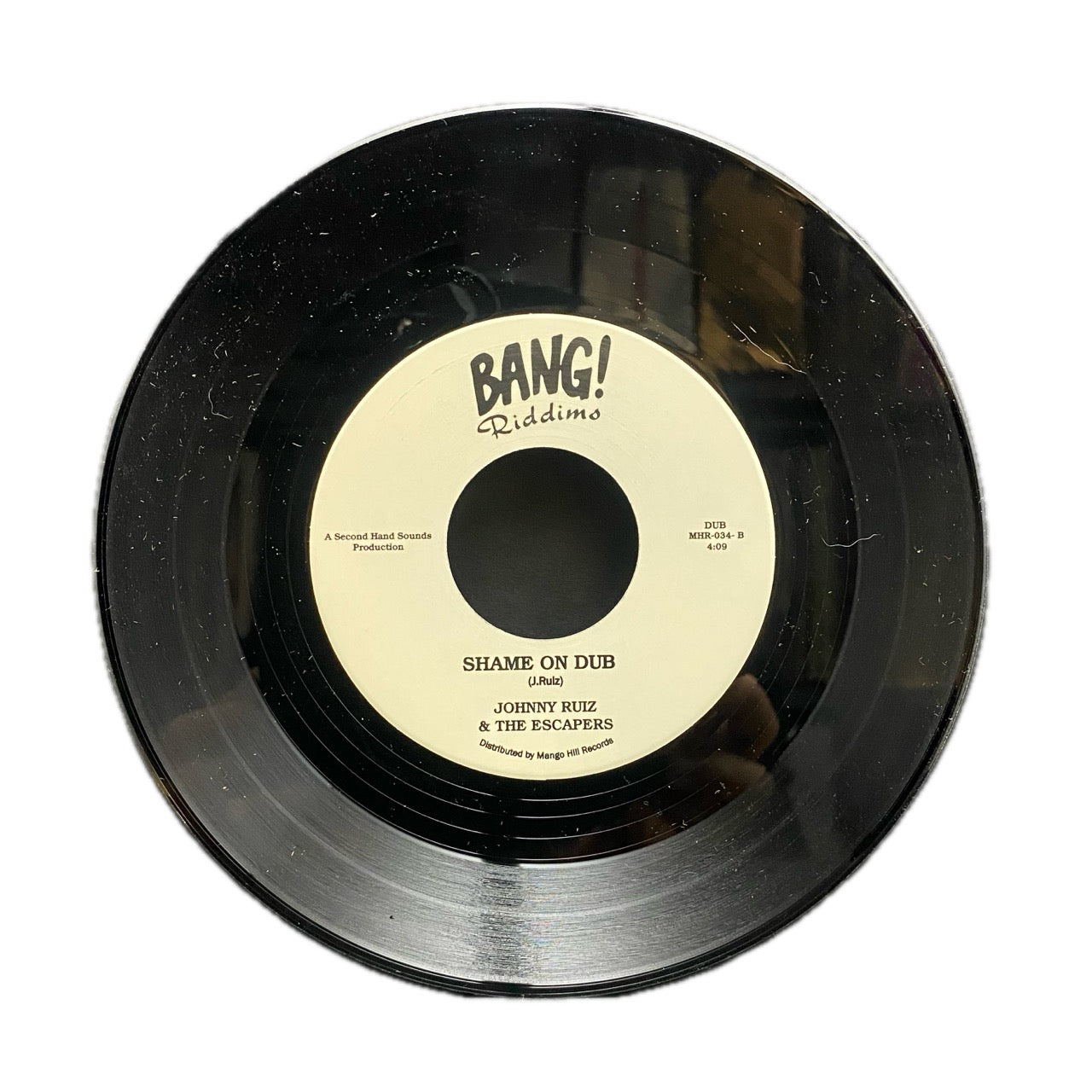 Johnny Ruiz & The Escapers – Shame On Love / Shame On Dub [7"]