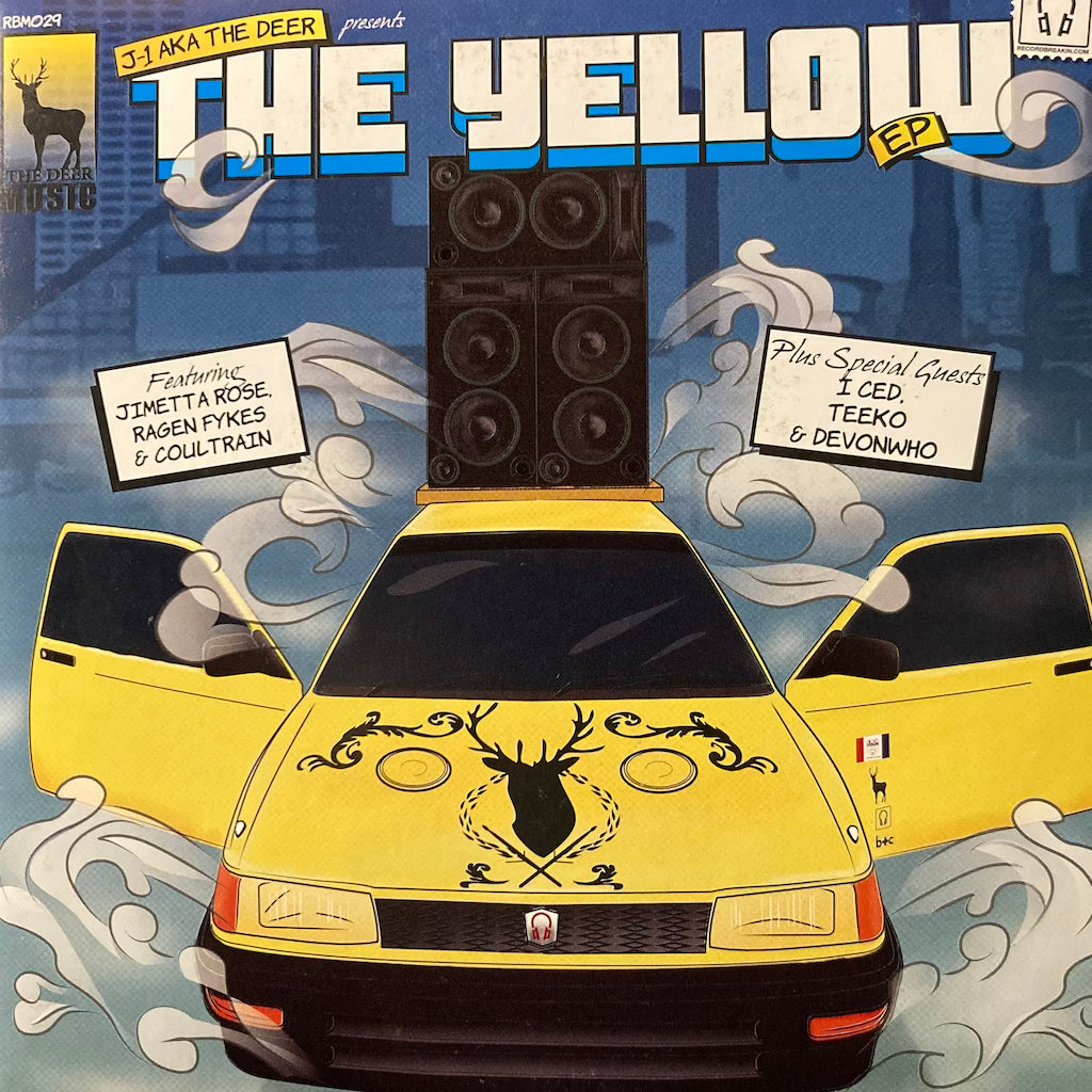 J-1 AKA The Deer, The Yellow EP - Mellow Yellow/Take Flight/Parables Of A Miracle 7" [LTD]