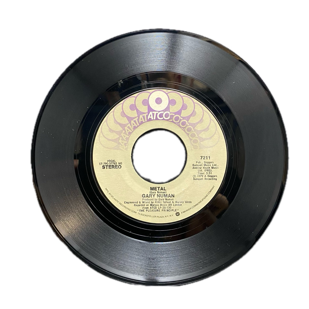 Gary Numan – Cars / Metal [7"]